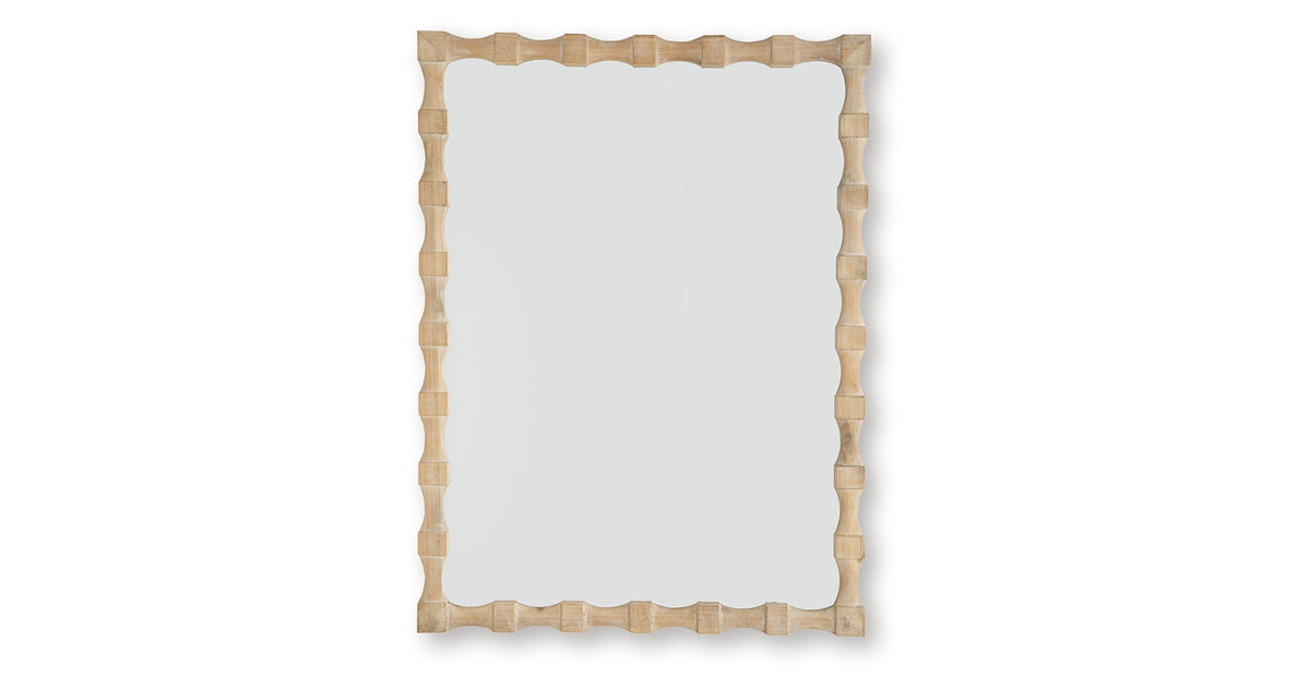 Acelmore Light Brown Accent Mirror by Ashley at Eve Furniture