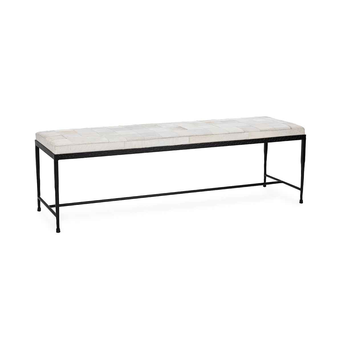 Achen Dusty Cream Accent Bench by Classic Home at Eve Furniture
