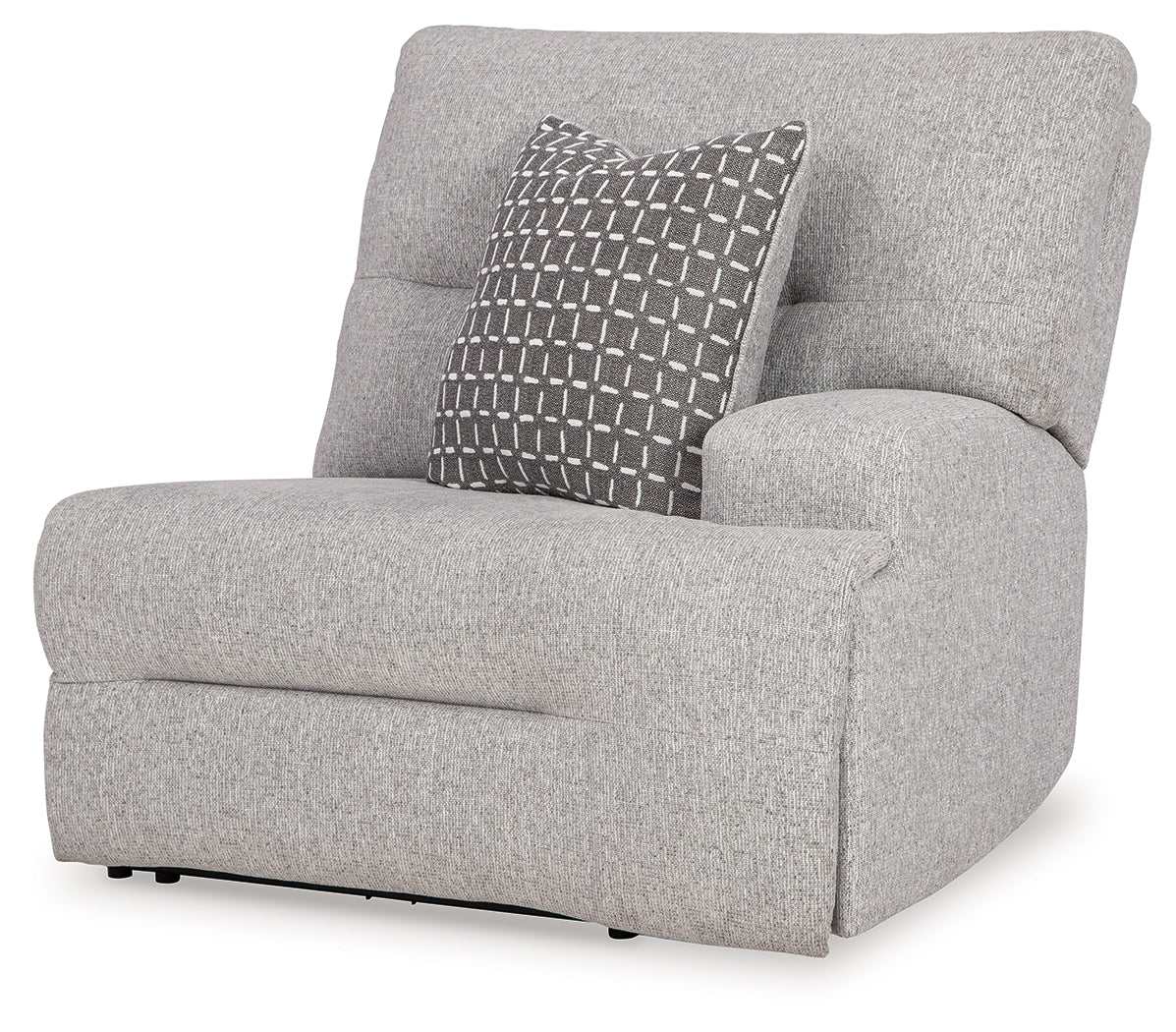 Acklen Place Pewter 5-Piece Dual Power Reclining Modular Sectional by Ashley at Eve Furniture