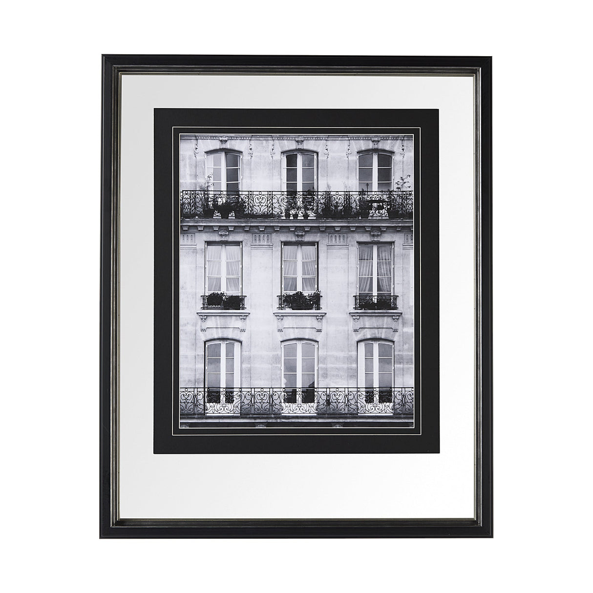 Across the Street II by Laura Marshall a Framed Art Print Matted under Glass by Mercana at Eve Furniture