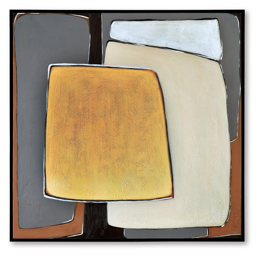 Actman Cream/Brown/Gray Wall Art by Ashley at Eve Furniture