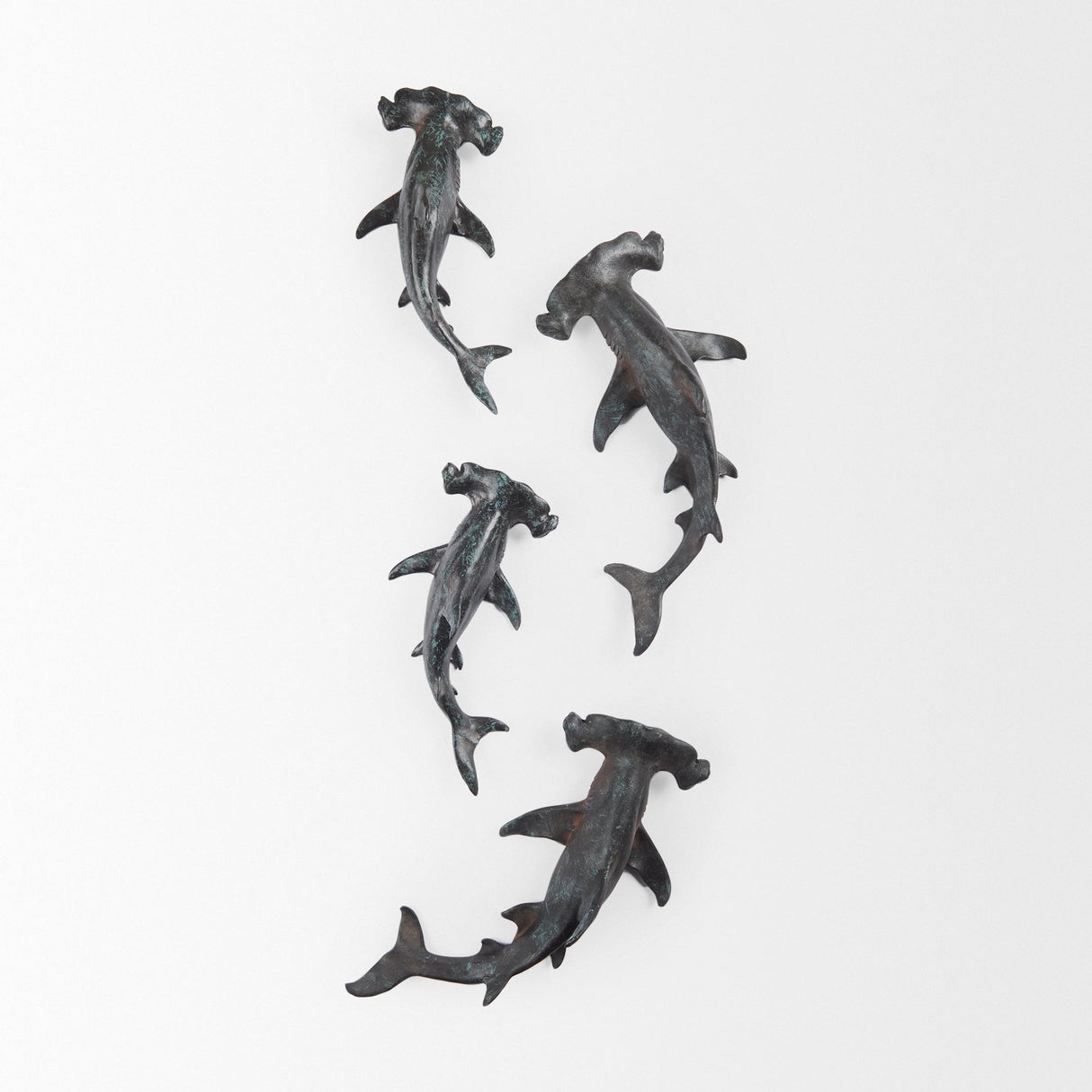 Acus Large Hammer Head Shark Wall Decor by Mercana at Eve Furniture