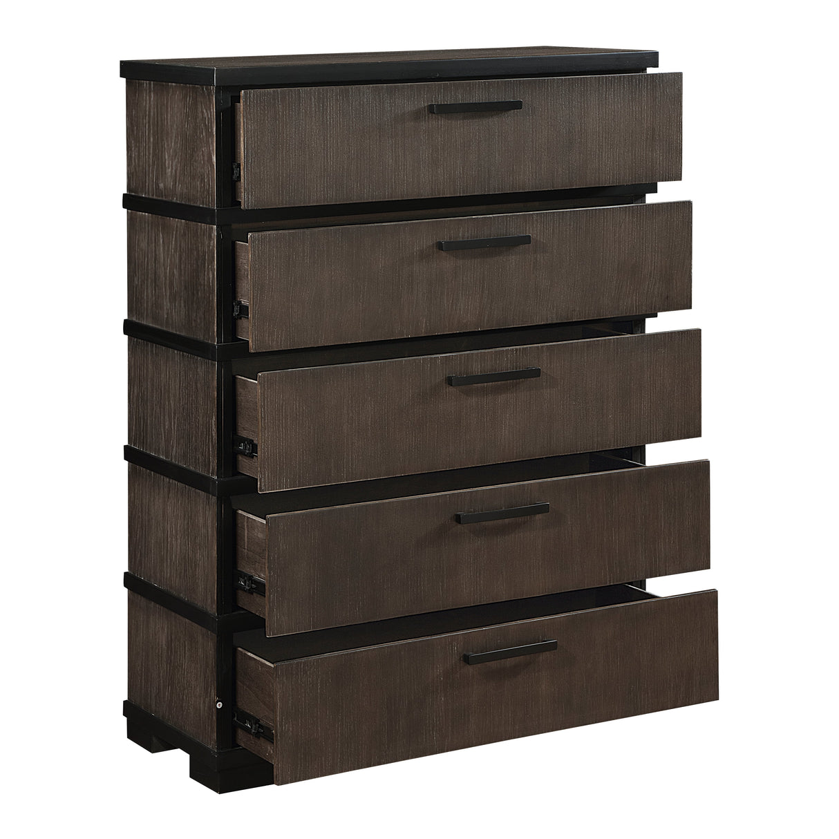 Acworth Brownish Gray Panel Bedroom Set