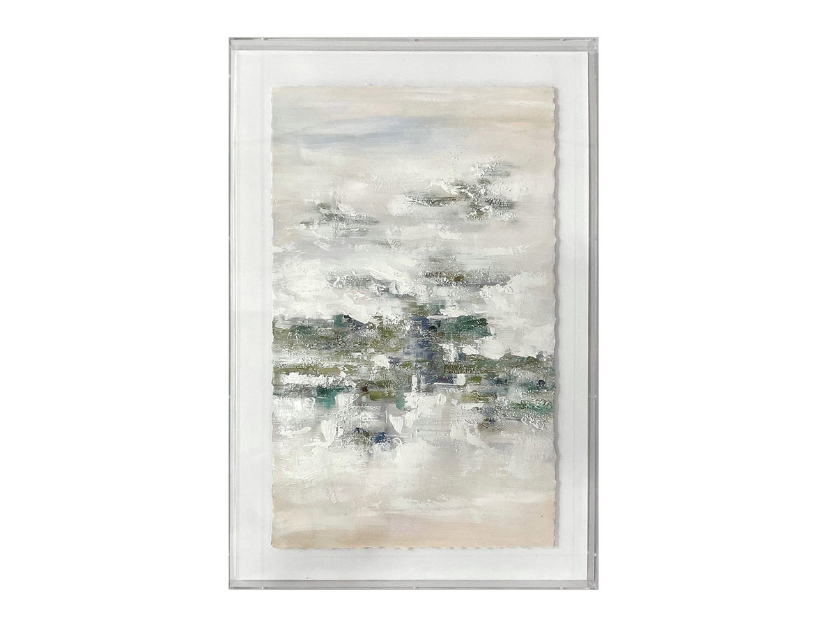 Adair 2 Green/Silver Wall Art by Crestview at Eve Furniture