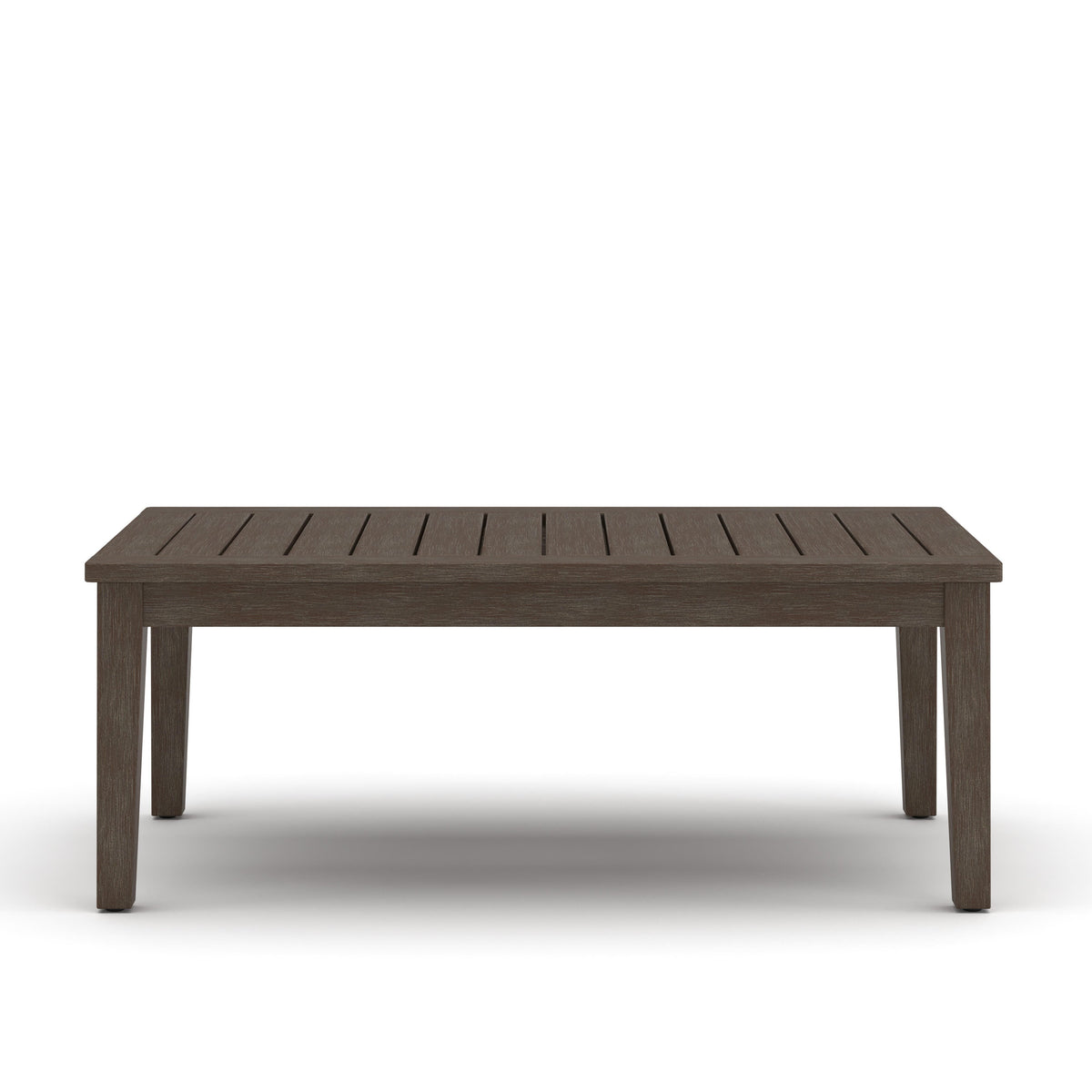 Adams Lane Dark Brown/Beige Outdoor Coffee Table by Ashley at Eve Furniture