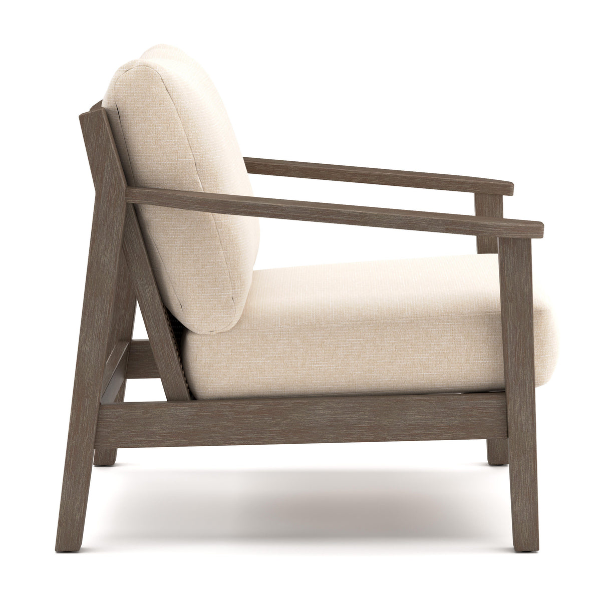 Adams Lane Dark Brown/Beige Outdoor Lounge Chair, Set of 2 by Ashley at Eve Furniture