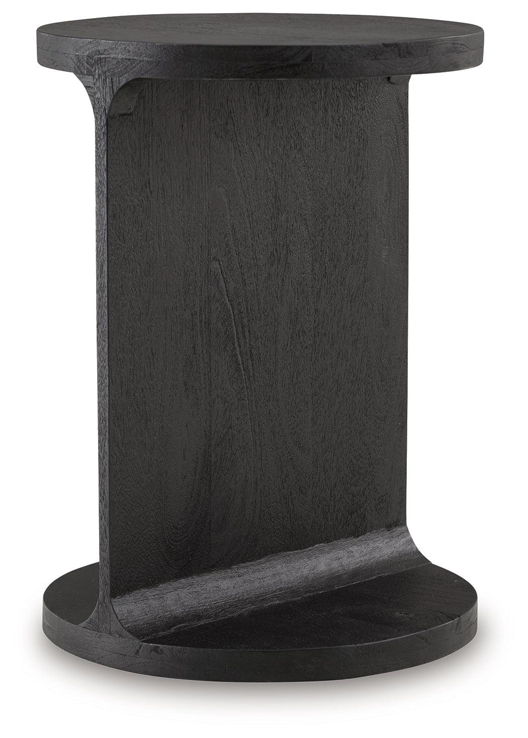 Adderley Black Accent Table by Ashley at Eve Furniture