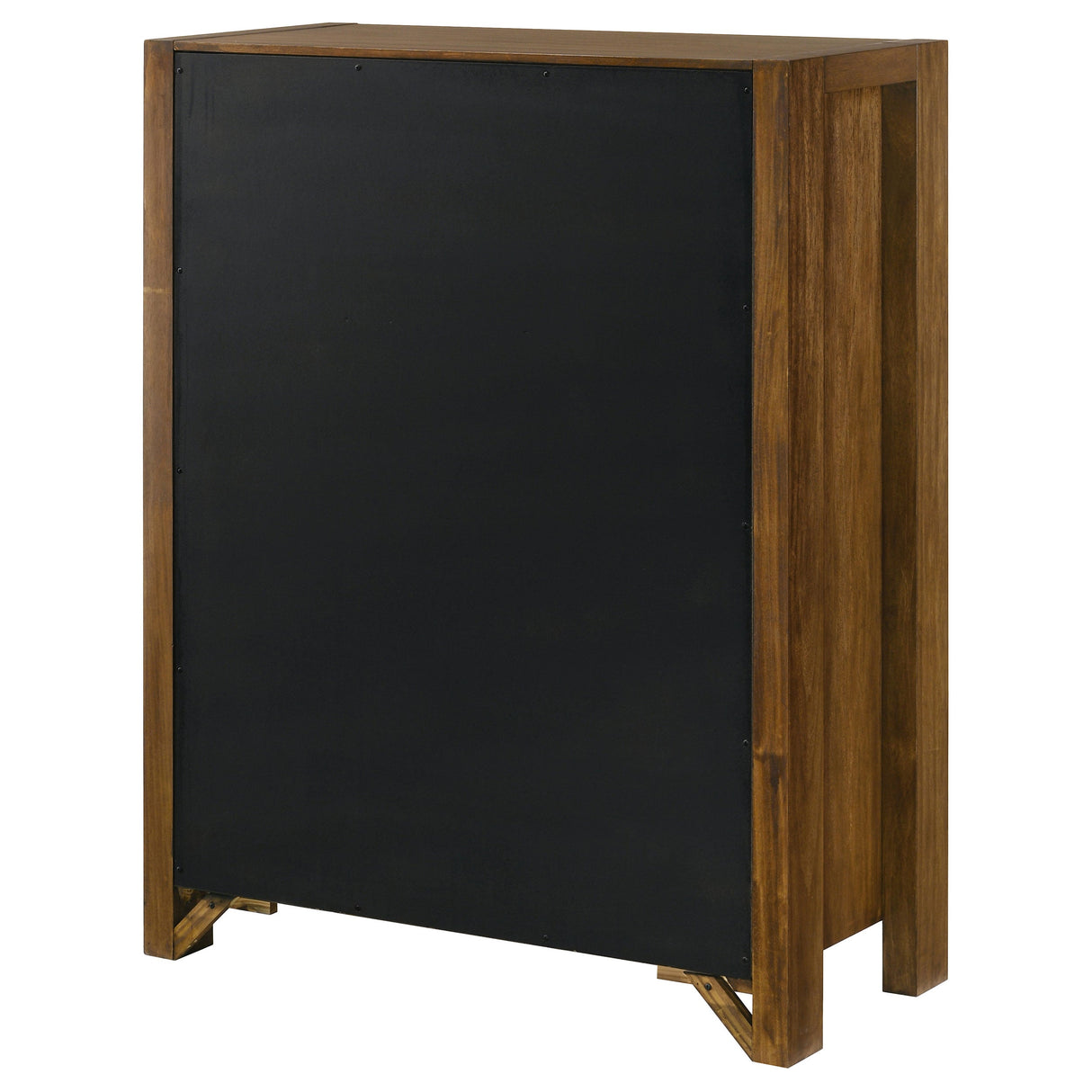 Adderley Warm Brown 5-drawer Bedroom Chest of Drawers by Coaster at Eve Furniture