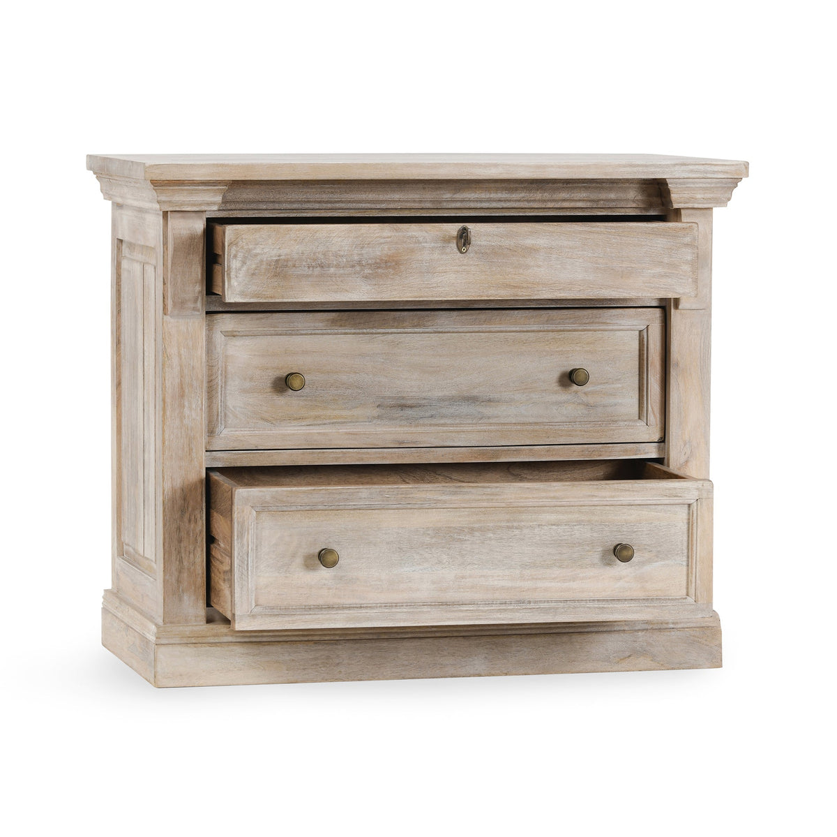 Adelaide 3 Drawer Nightstand by Classic Home at Eve Furniture