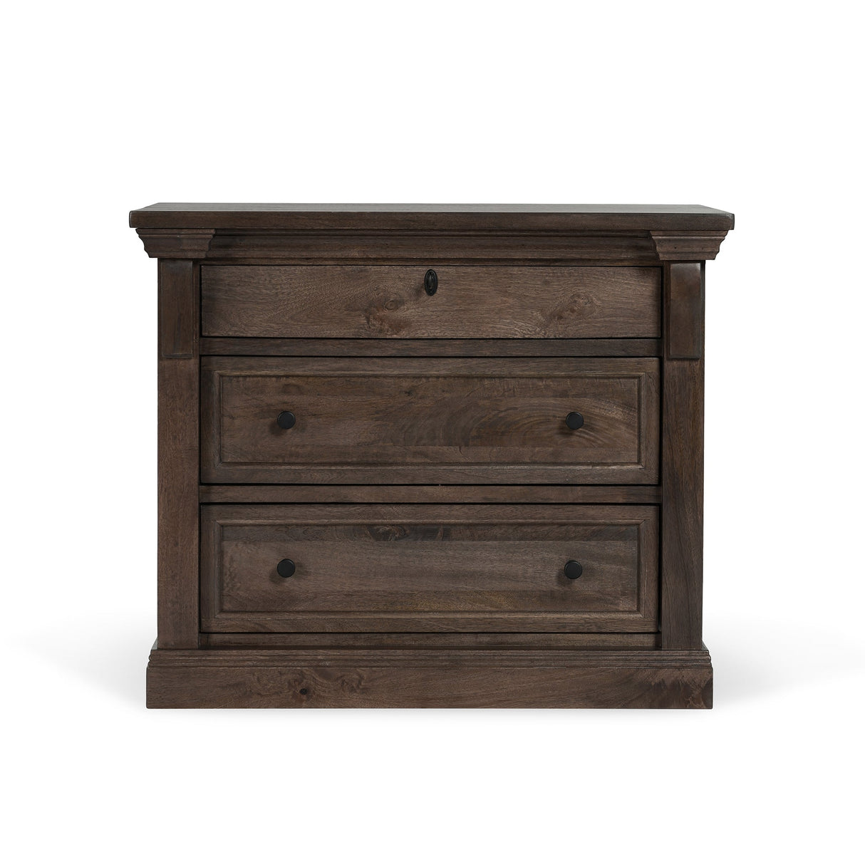 Adelaide 3 Drawer Nightstand - Cocoa Brown by Classic Home at Eve Furniture