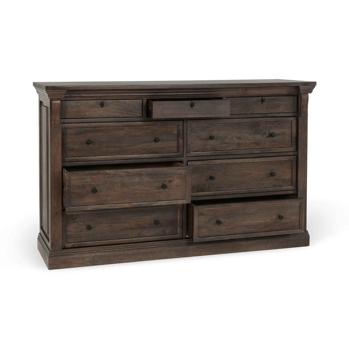 Adelaide 9 Drawer Dresser - Cocoa Brown by Classic Home at Eve Furniture