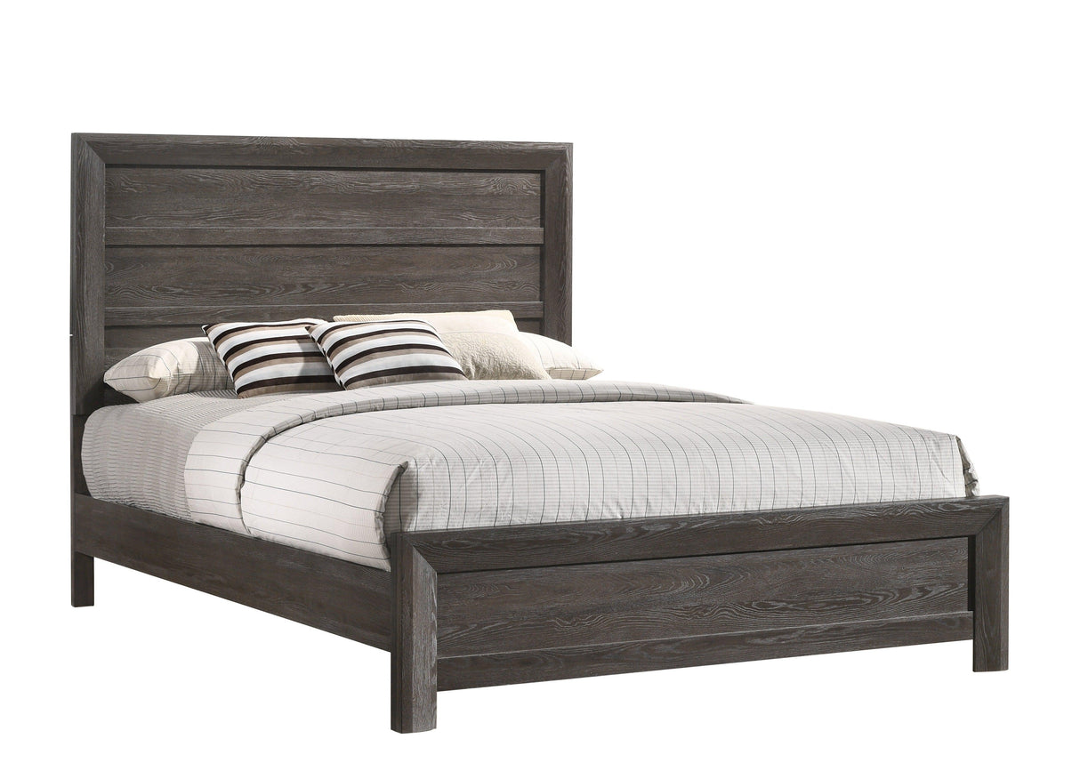 Adelaide Brown King Panel Bed by Crown Mark at Eve Furniture