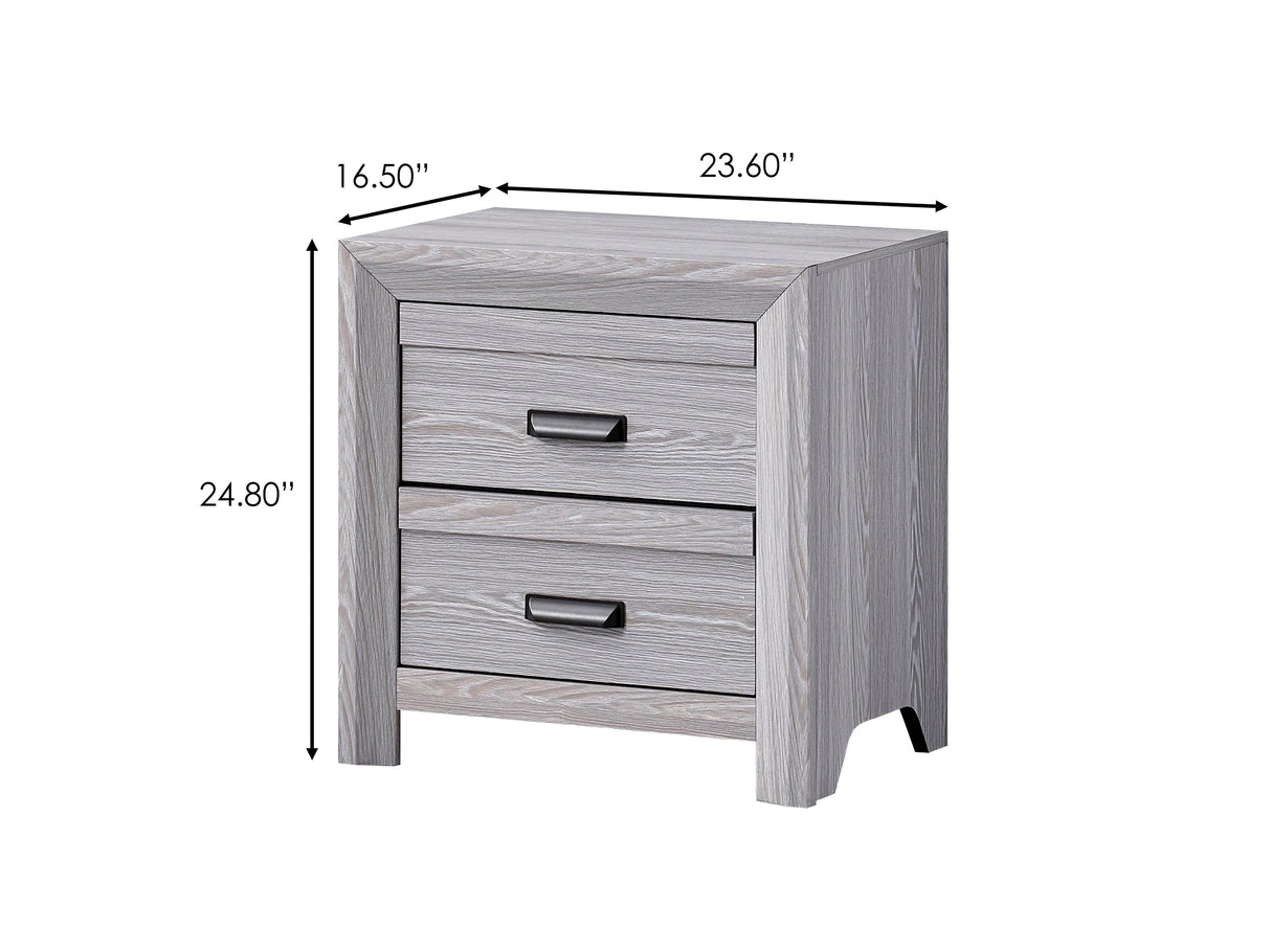 Adelaide Driftwood Upholstered Panel Youth Bedroom Set by Crown Mark at Eve Furniture