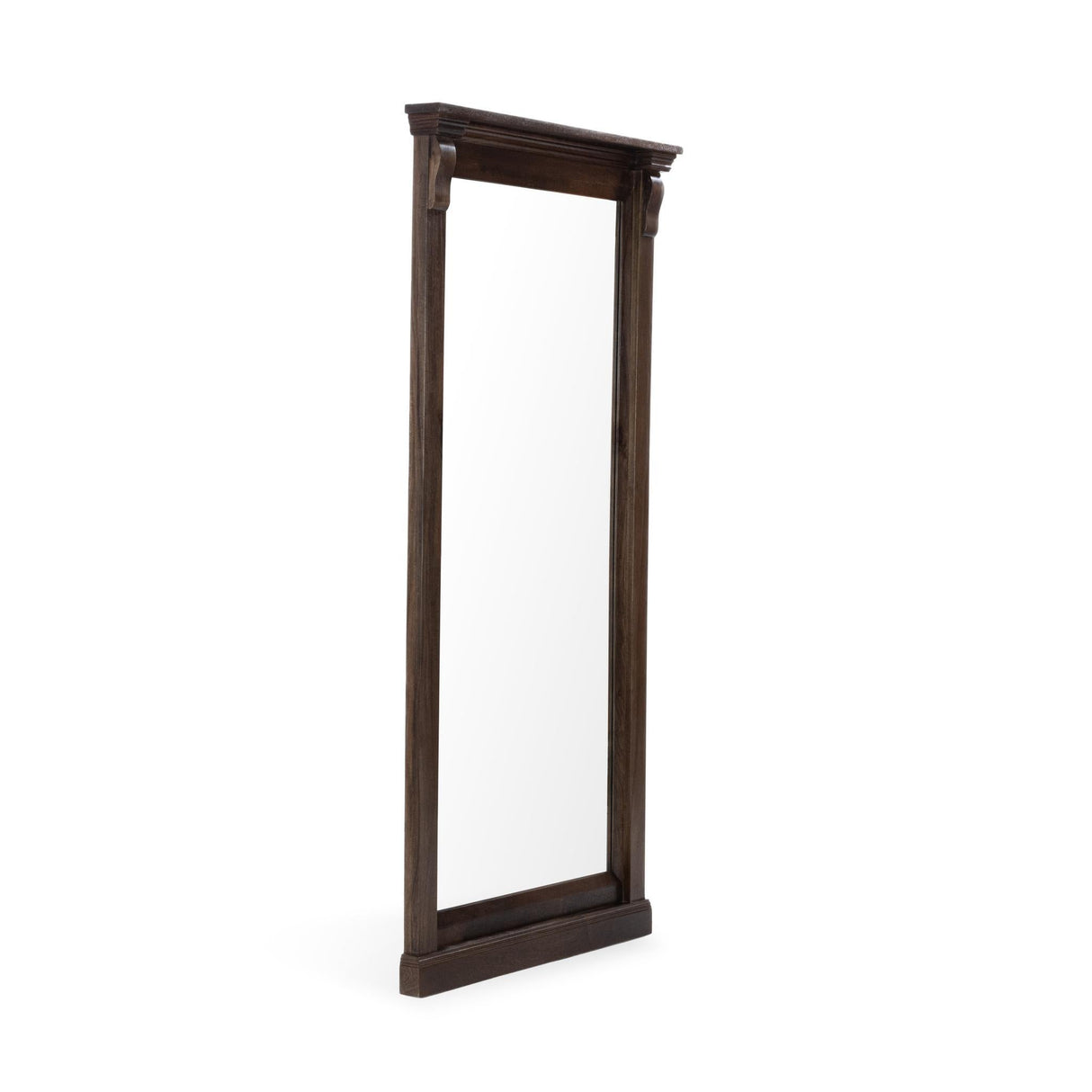 Adelaide Floor Mirror - Cocoa Brown by Classic Home at Eve Furniture