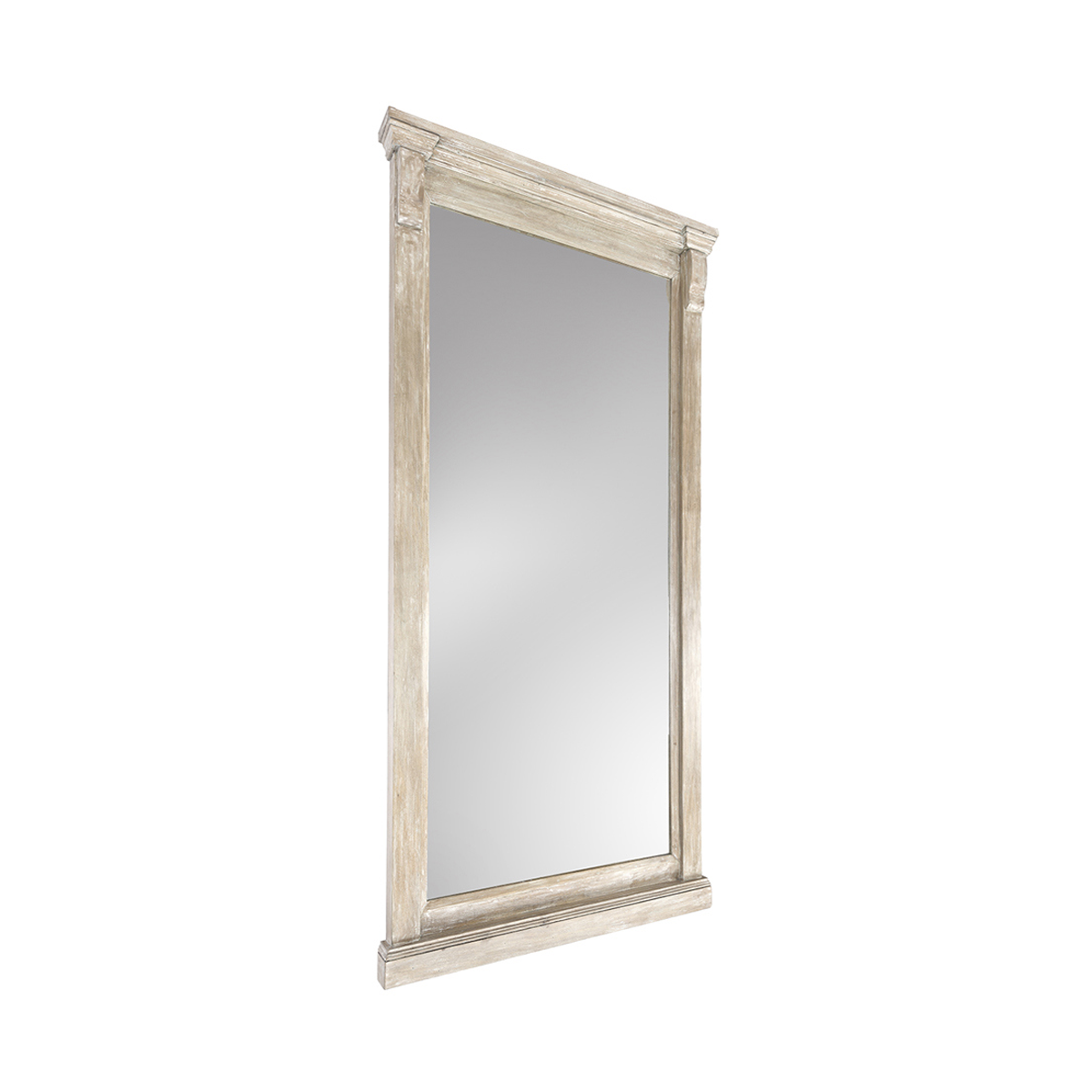 Adelaide Floor Mirror - Cream Wash by Classic Home at Eve Furniture
