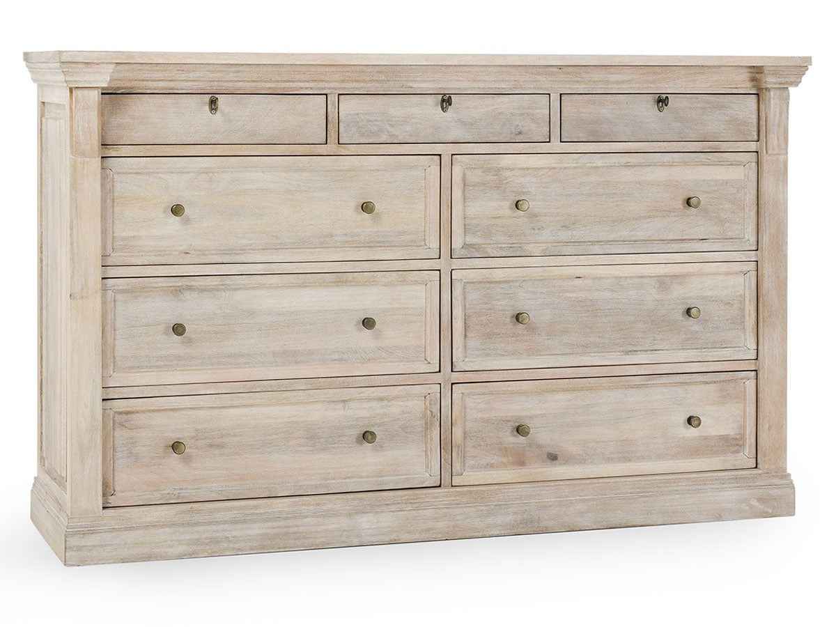 Adelaide Natural Whitewash Dresser by Classic Home at Eve Furniture