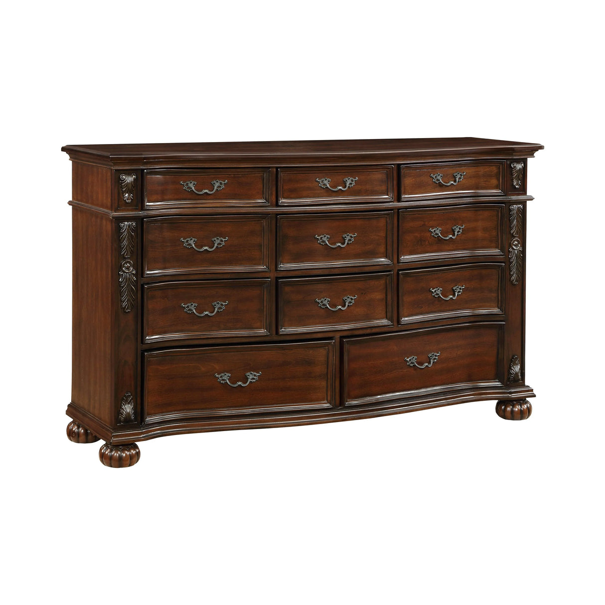Adelina Cherry Dresser by Homelegance at Eve Furniture
