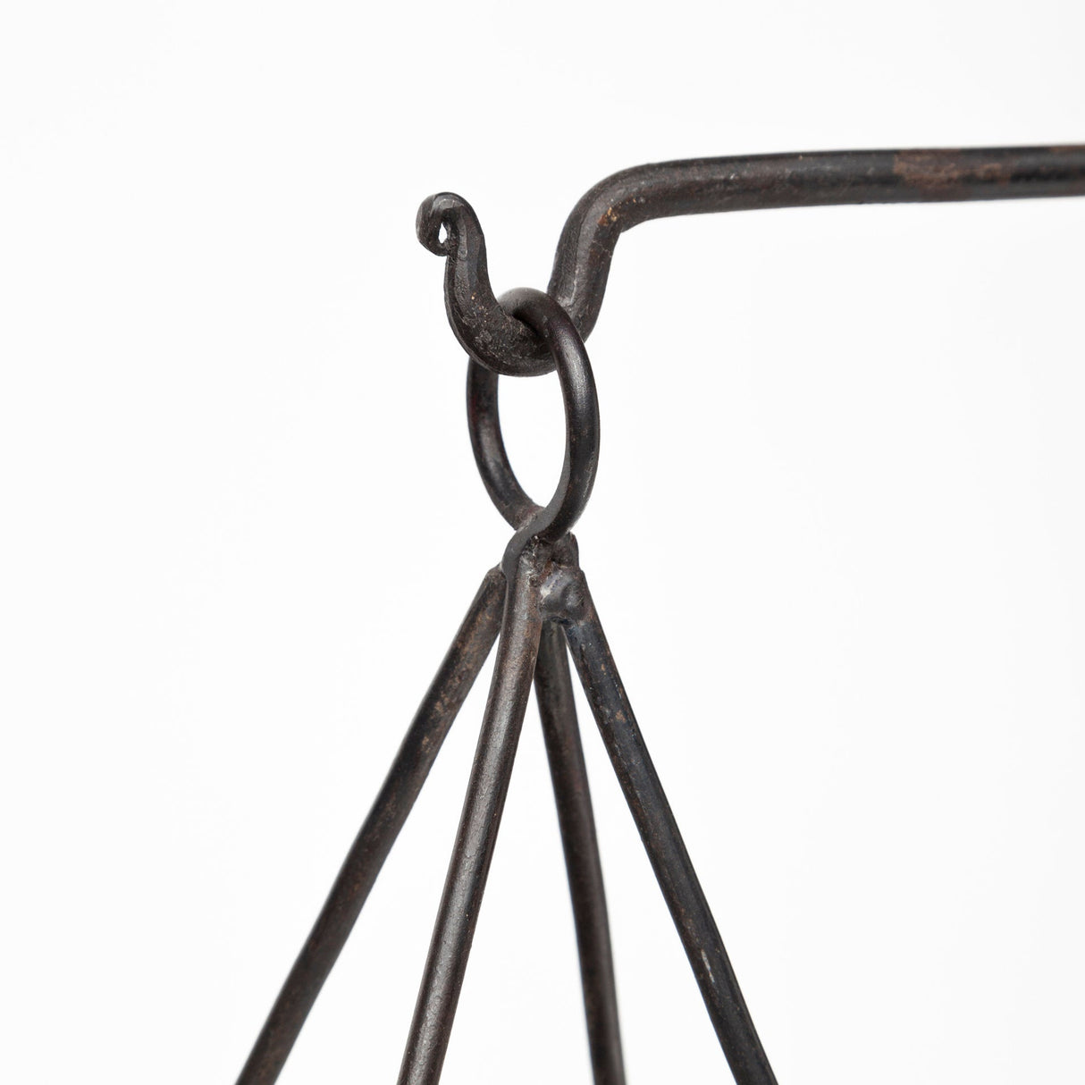 Adilah Black Metal Vintage Inspired Weighing Scale by Mercana at Eve Furniture