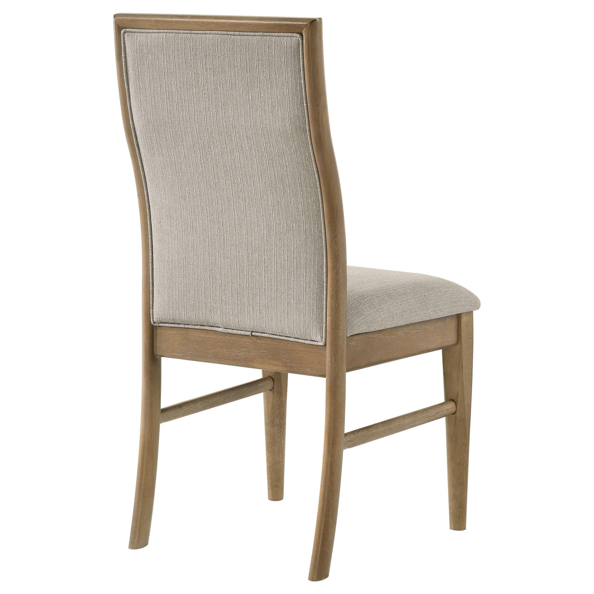 Adina Barley and Distressed Light Brown Upholstered Dining Side Chair, Set of 2 by Coaster at Eve Furniture