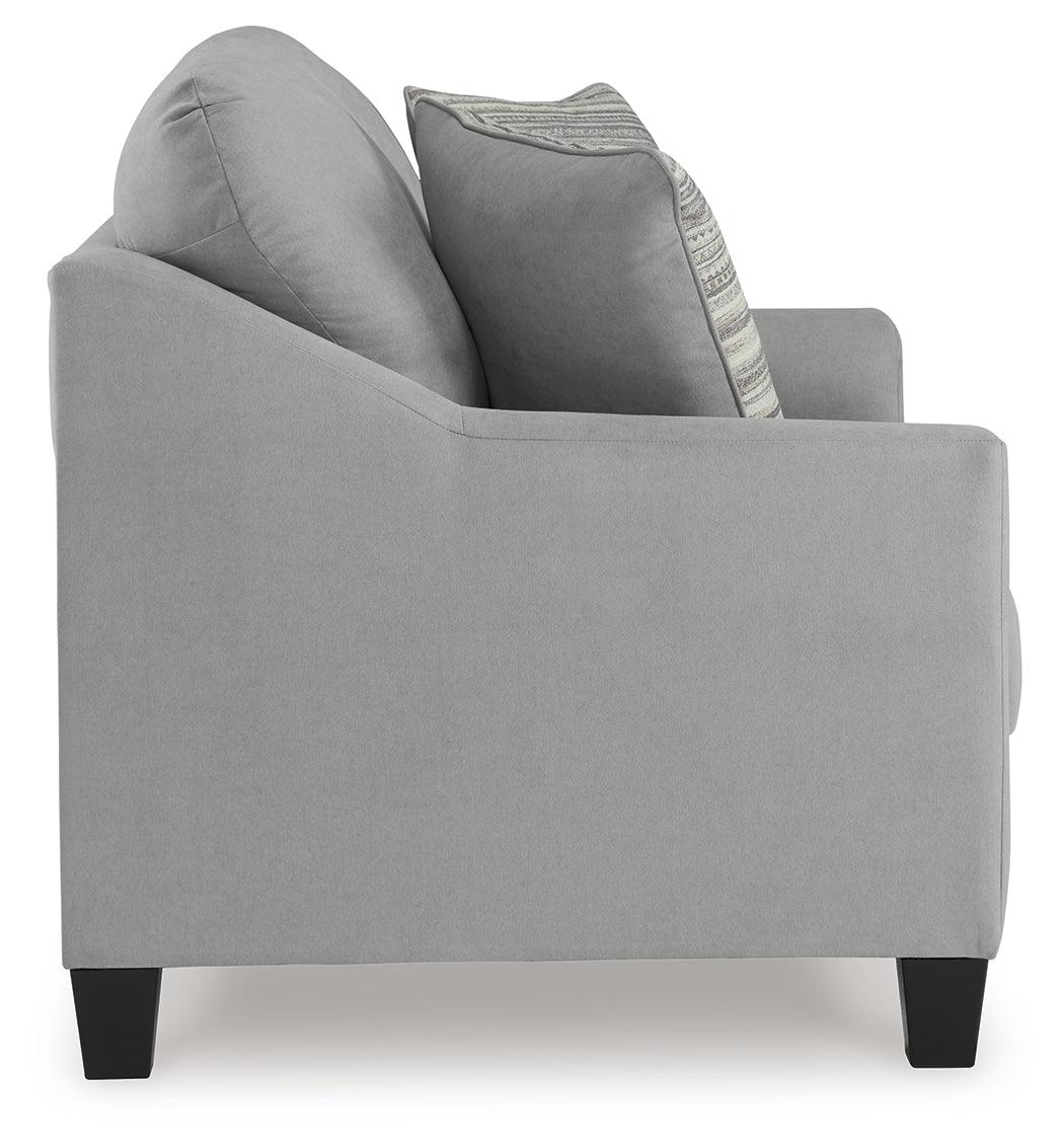 Adlai Shadow Loveseat by Ashley at Eve Furniture