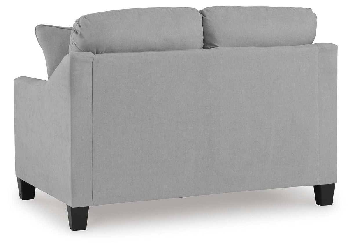 Adlai Shadow Loveseat by Ashley at Eve Furniture