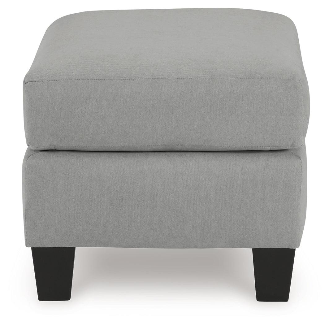 Adlai Shadow Ottoman by Ashley at Eve Furniture