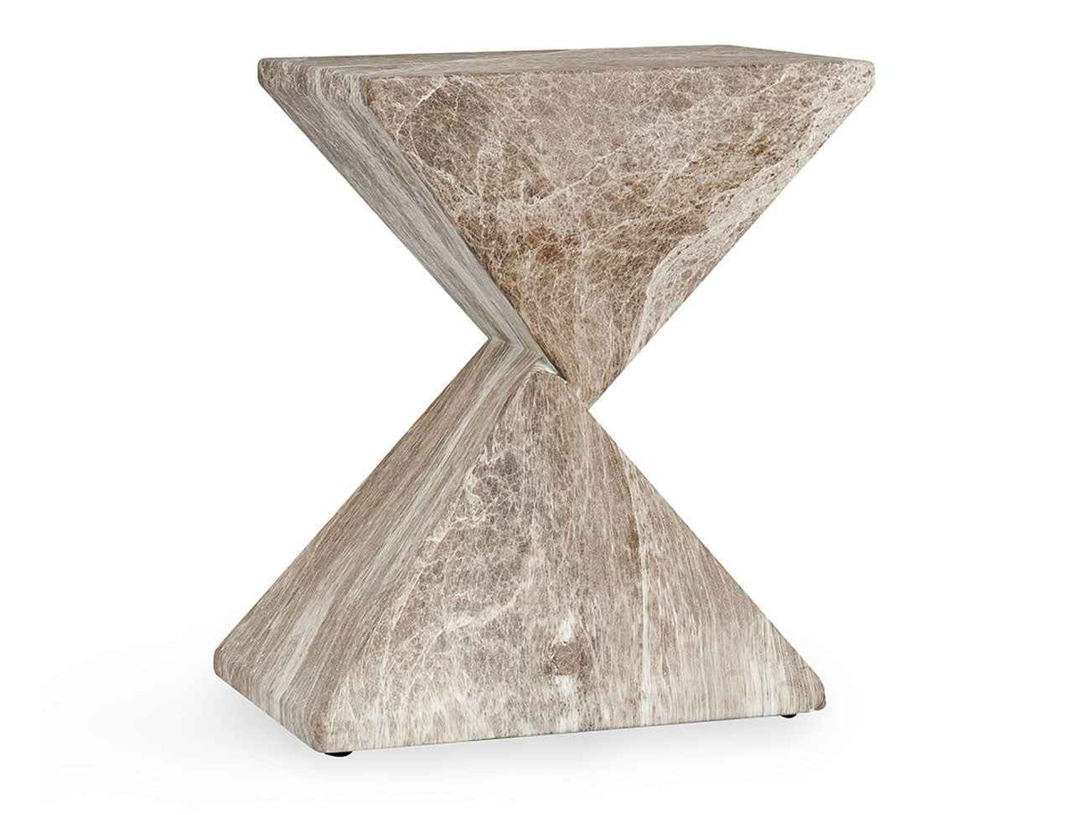 Adler Brown/Ivory Outdoor Accent Table by Classic Home at Eve Furniture