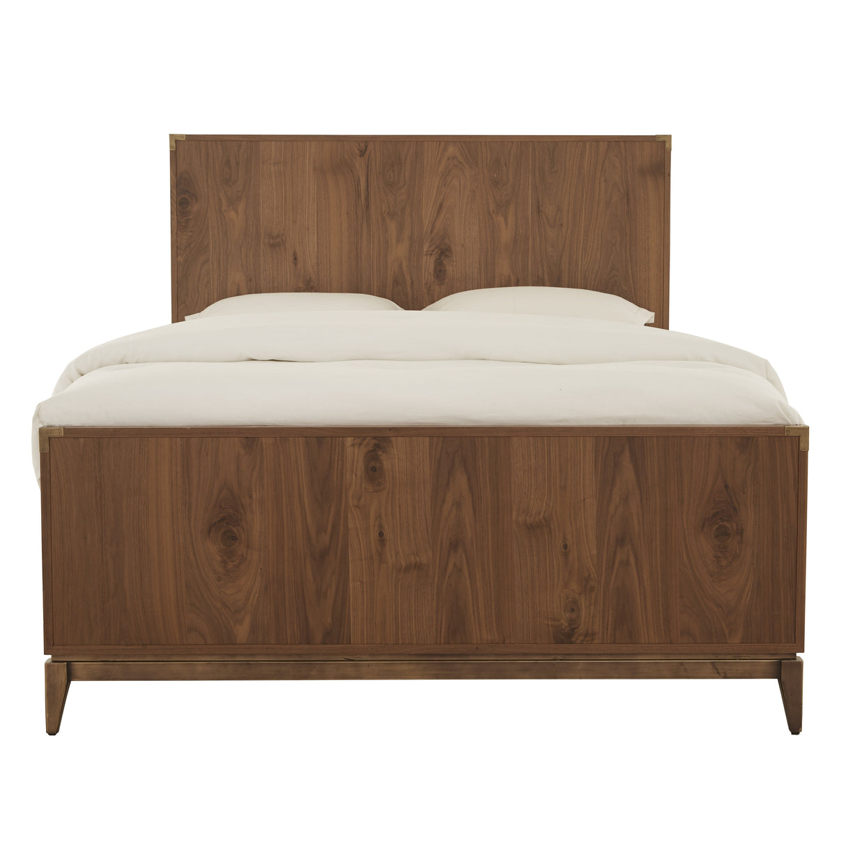 Adler Wood Eastern King Panel Bed in Natural Walnut by Modus Furniture at Eve Furniture