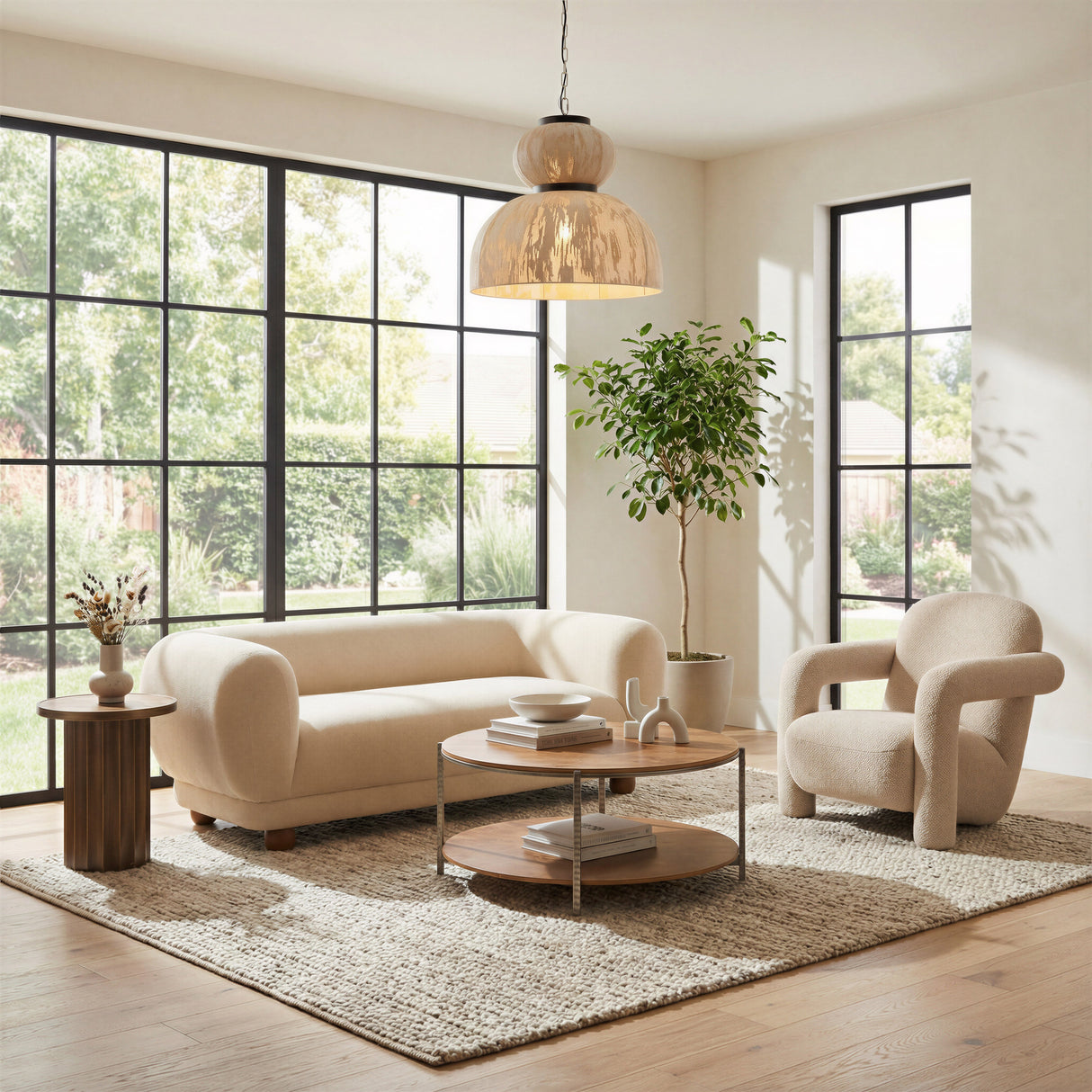 Adna Brown Coffee Table by Zuomod at Eve Furniture