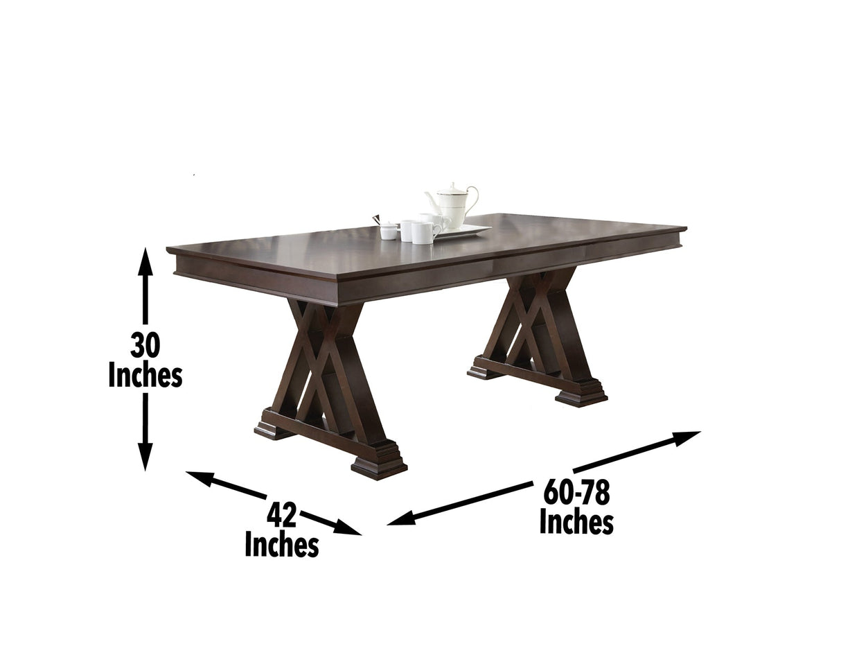 Adrian Espresso Dining Room Set by Steve Silver at Eve Furniture