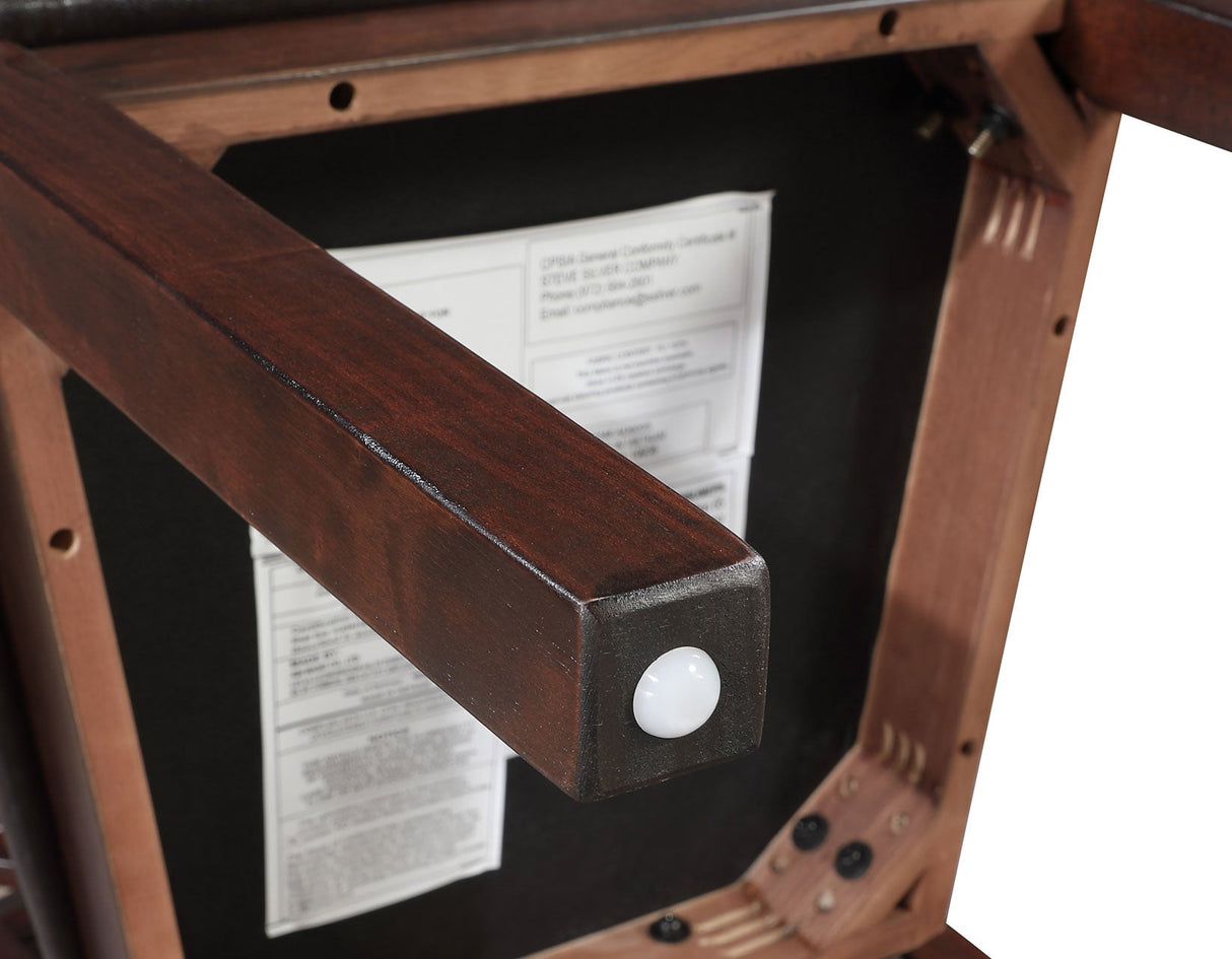 Adrian Espresso Oval Dining Room Set by Steve Silver at Eve Furniture