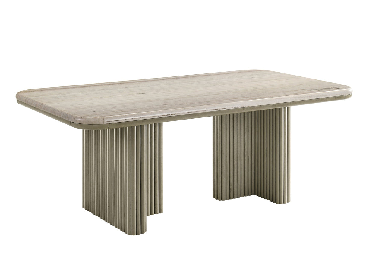 Adriana Marble Grey Dining Room Set by New Era Innovations at Eve Furniture