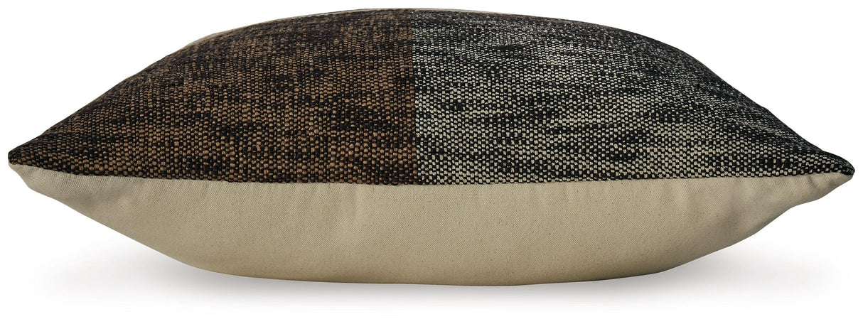 Adrielton Black/Brown/Tan Pillow (Set of 4) by Ashley at Eve Furniture