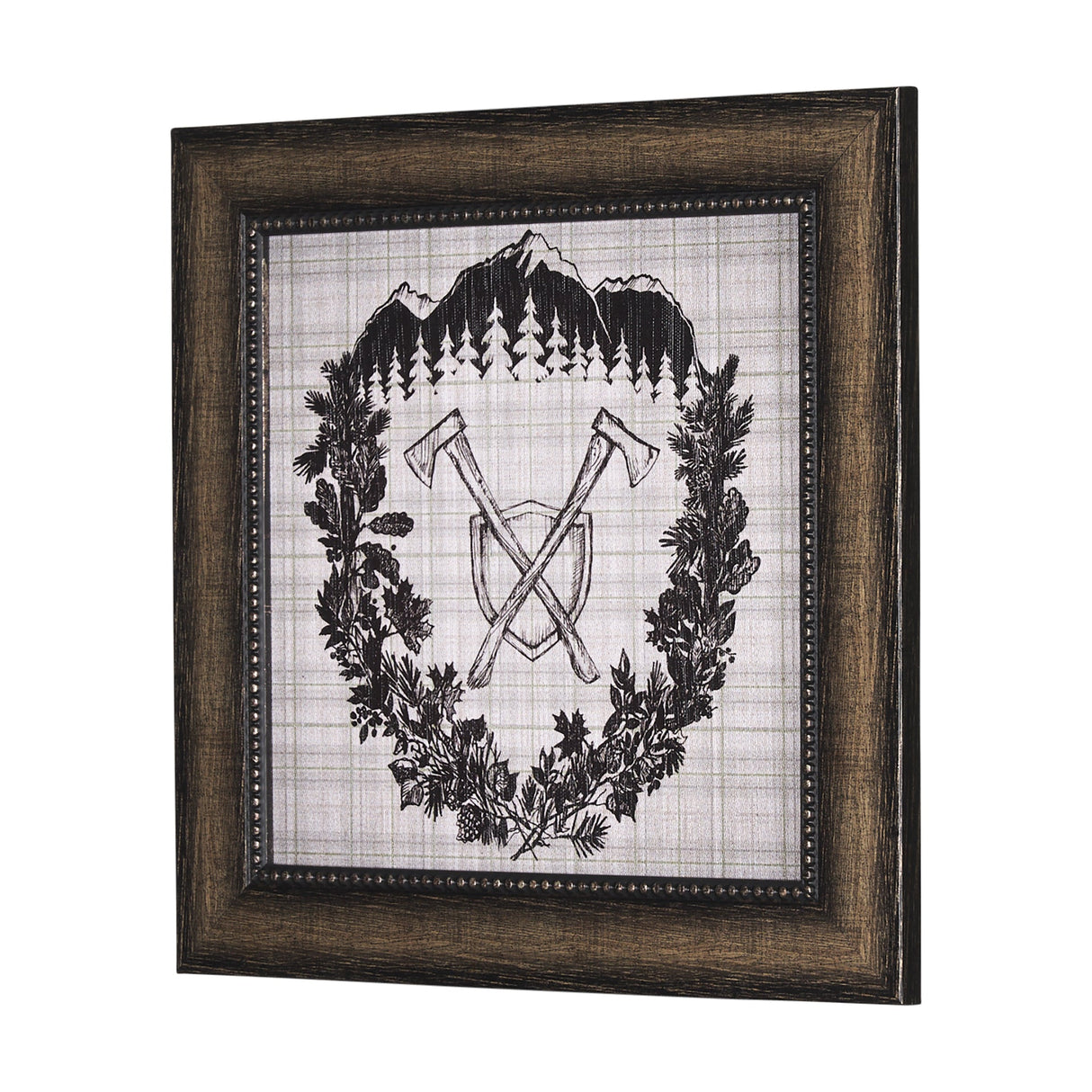 Adventure Map by Chad Mackay a Hand Embelished Textured Framed Art Print by Mercana at Eve Furniture
