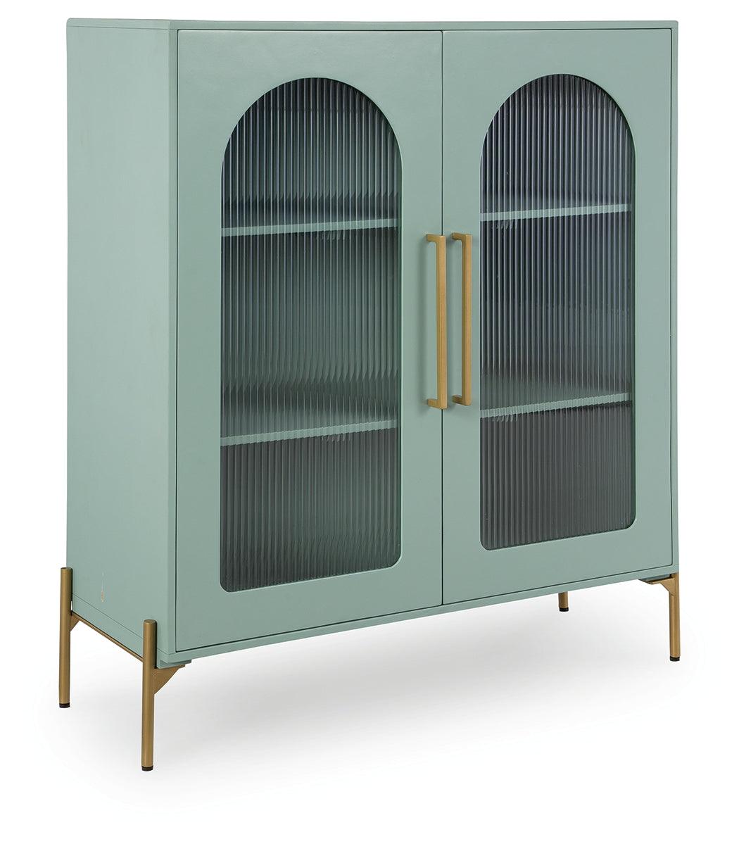 Adwen Light Green Accent Cabinet by Ashley at Eve Furniture