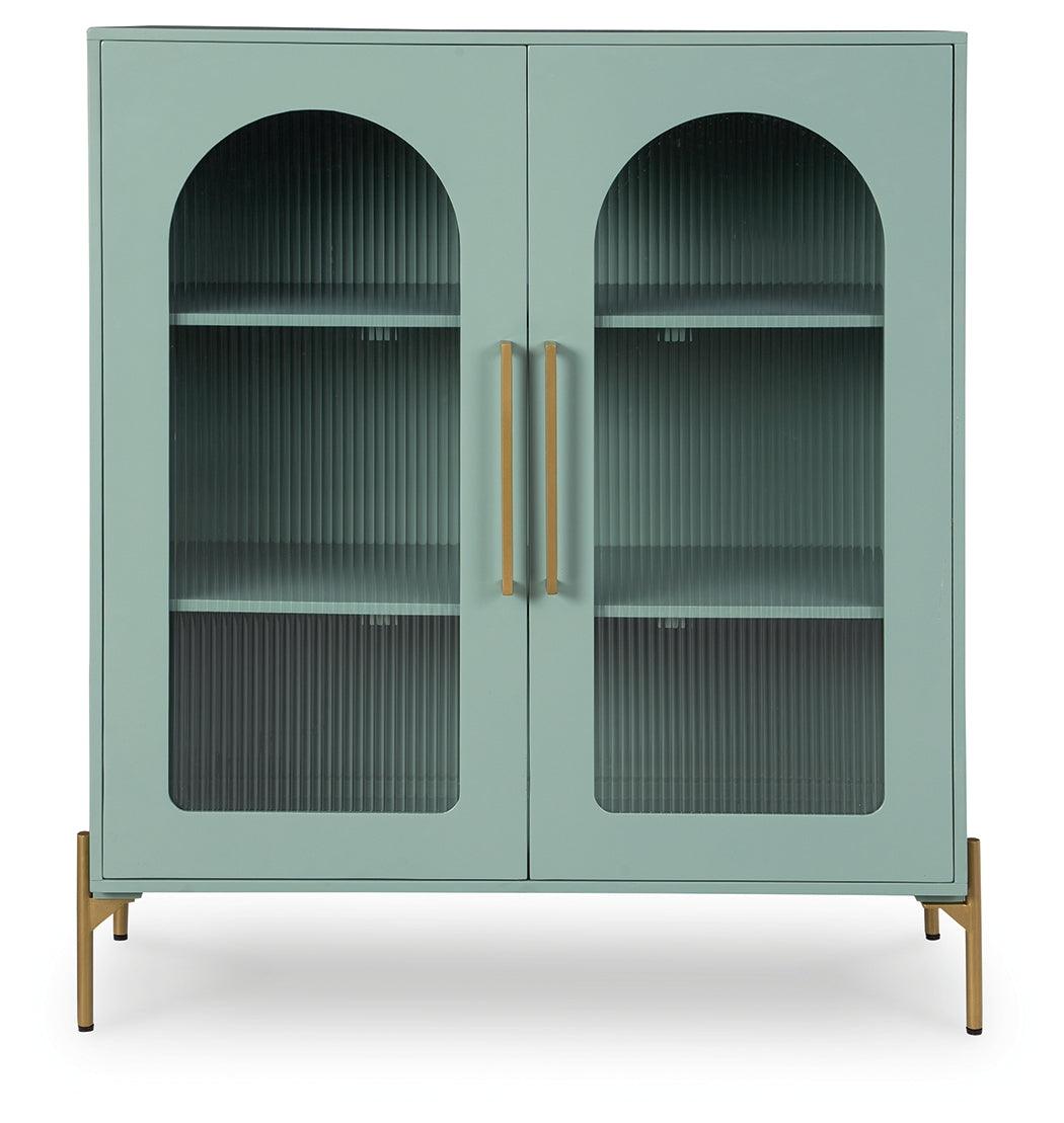 Adwen Light Green Accent Cabinet by Ashley at Eve Furniture