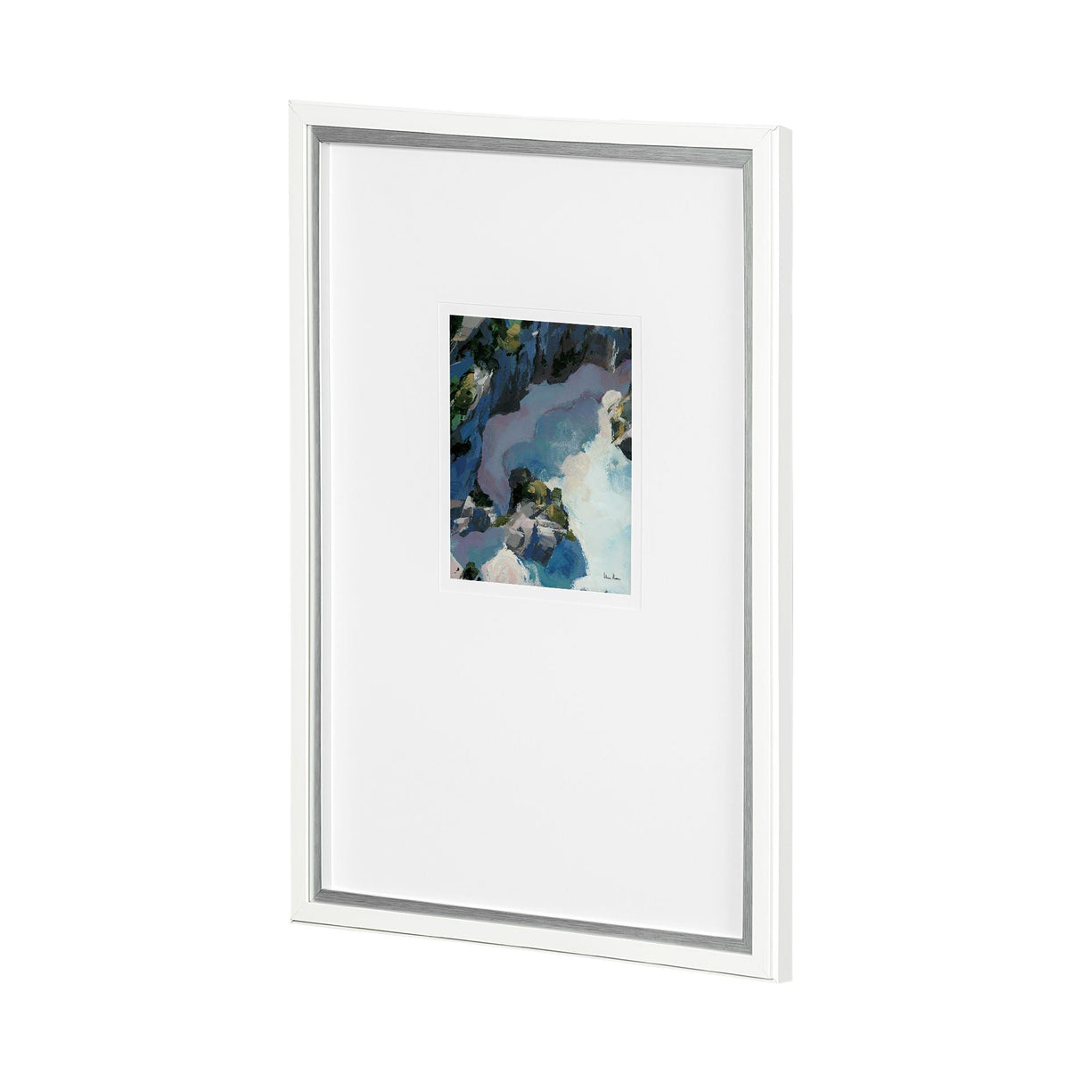 Aerial View I by Silvia Krause a Framed Art Print Matted under Glass by Mercana at Eve Furniture