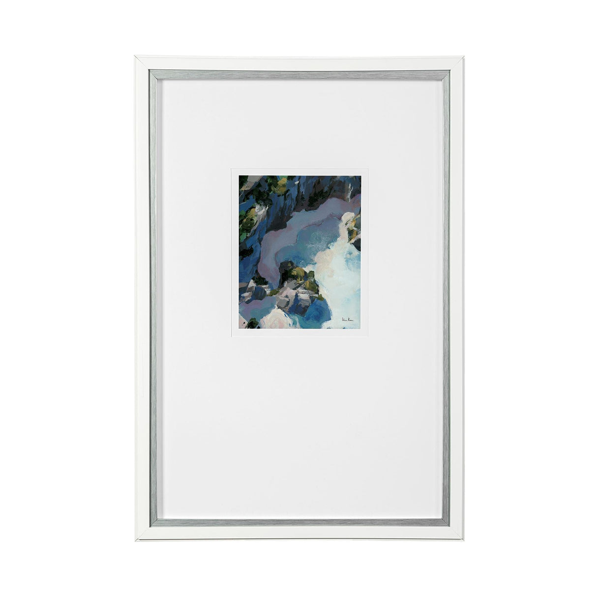 Aerial View I by Silvia Krause a Framed Art Print Matted under Glass by Mercana at Eve Furniture