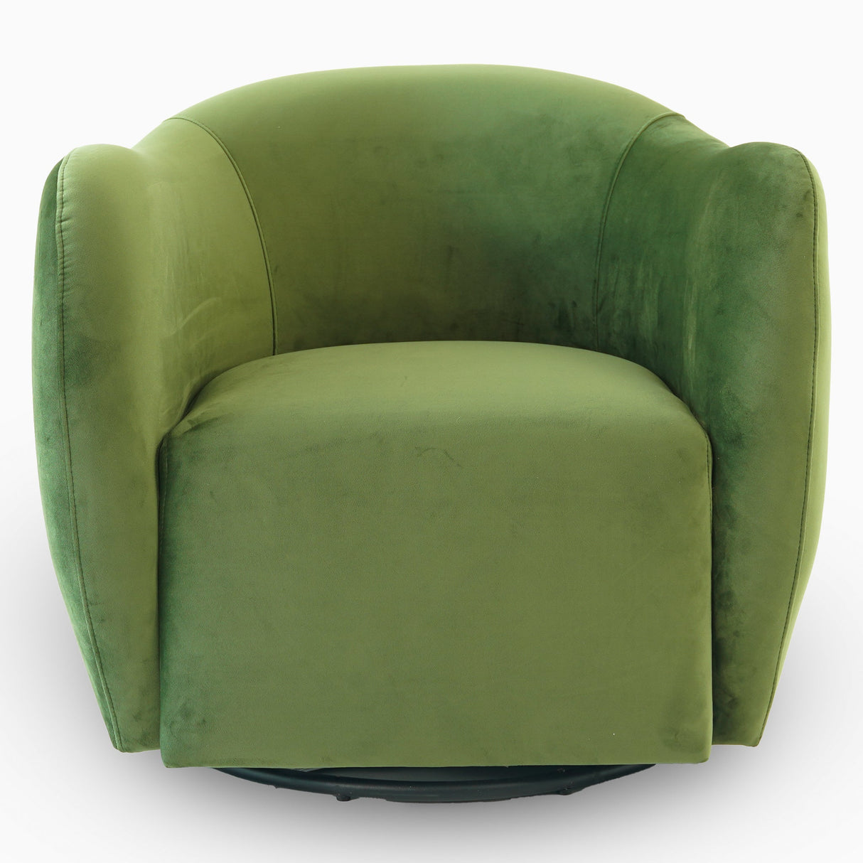 Renee Swivel Chair - Green Velvet by Ashcroft Imports at Eve Furniture