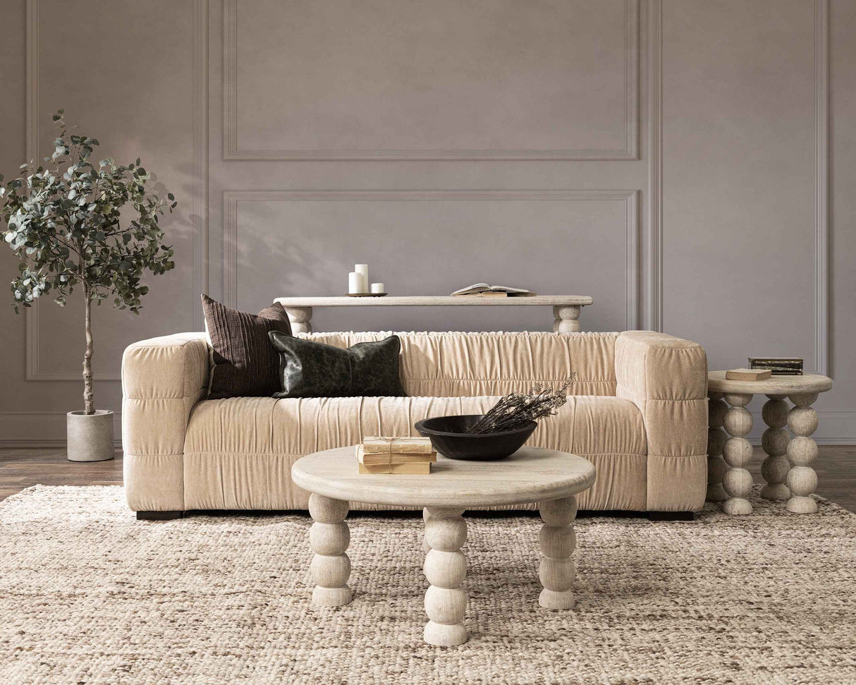 Afeela French Vanilla Sofa by Classic Home at Eve Furniture