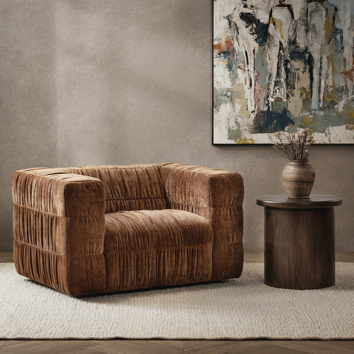 Afeela Swivel Chair by Classic Home at Eve Furniture