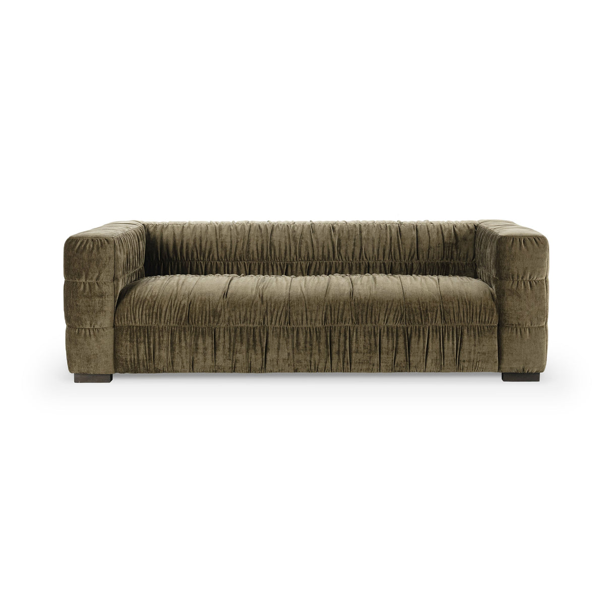 Afeela Upholstered Sofa - Olive Green by Classic Home at Eve Furniture