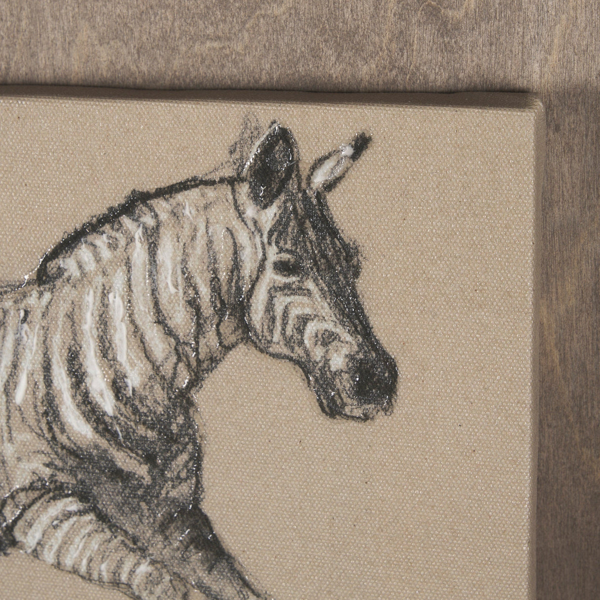 African Animal Study III by Mercana Studio a Hand Embellished Framed Art Print by Mercana at Eve Furniture