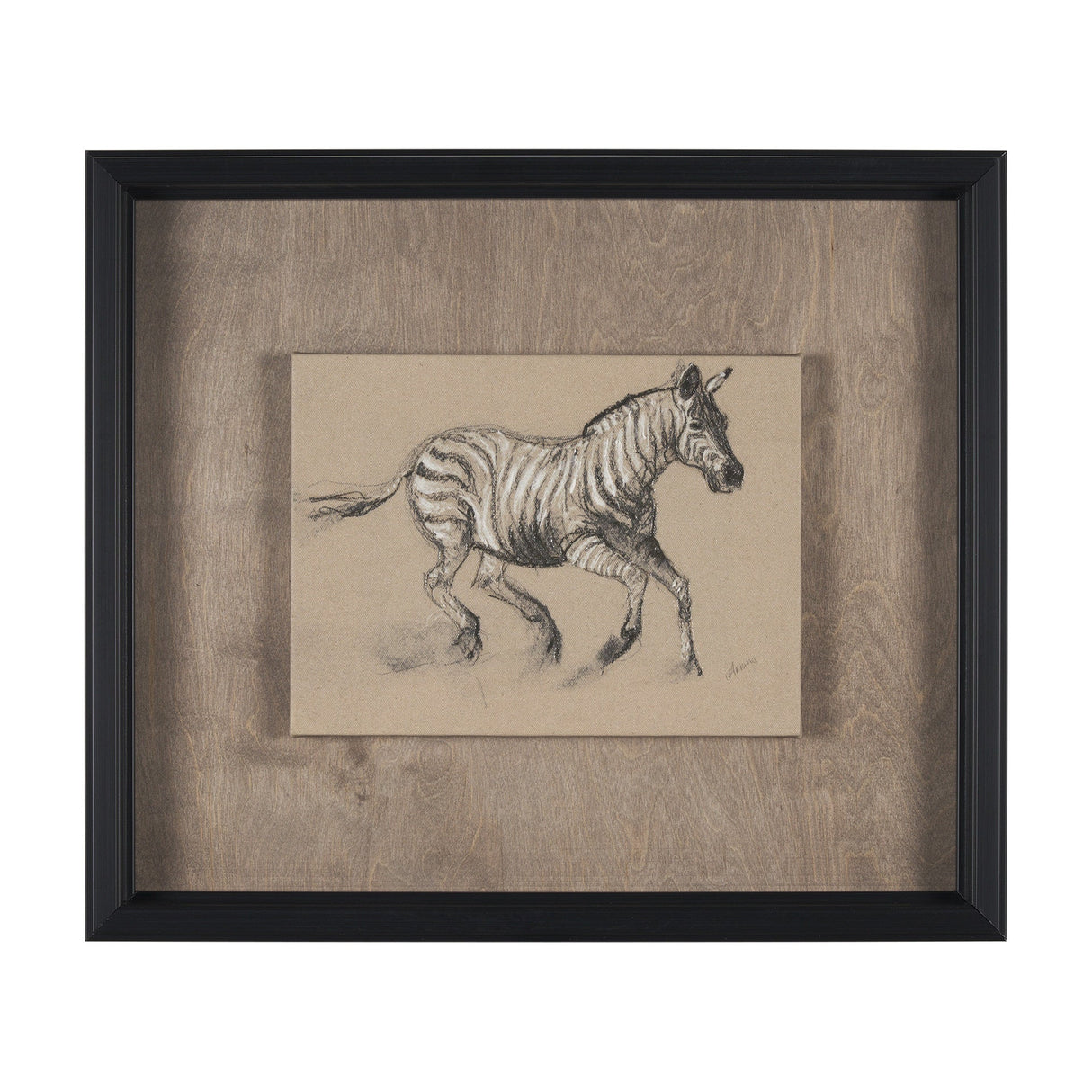African Animal Study III by Mercana Studio a Hand Embellished Framed Art Print by Mercana at Eve Furniture