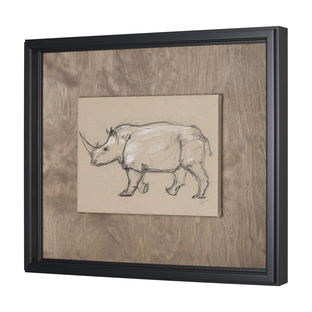 African Animal Study IV by Mercana Studio a Hand Embellished Framed Art Print by Mercana at Eve Furniture