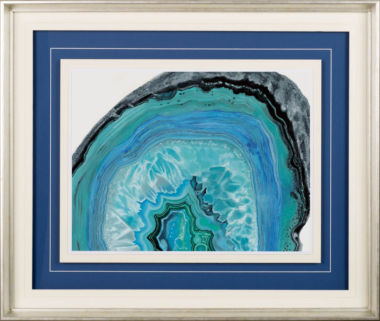 Agate Studies II by Naomi McCavitt a Framed Art Print Matted under Glass by Mercana at Eve Furniture