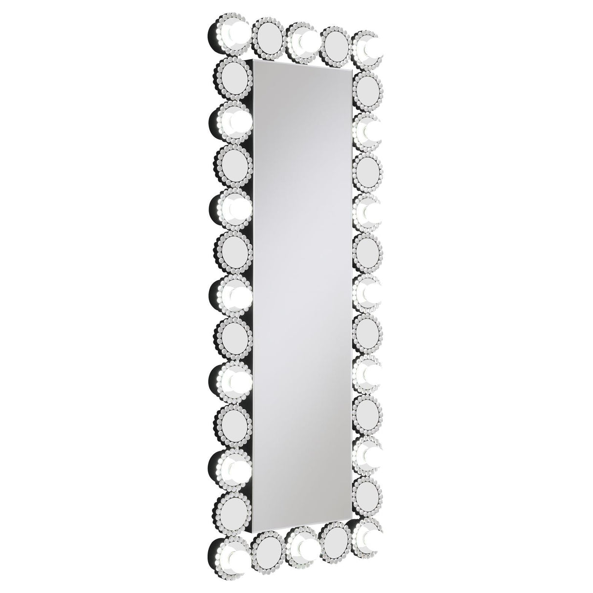 Aghes Mirror Rectangular Wall Mirror with LED Lighting by Coaster at Eve Furniture