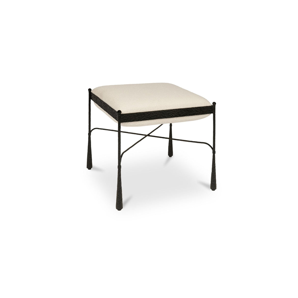 Agne Cream Stool by Moe's Home at Eve Furniture