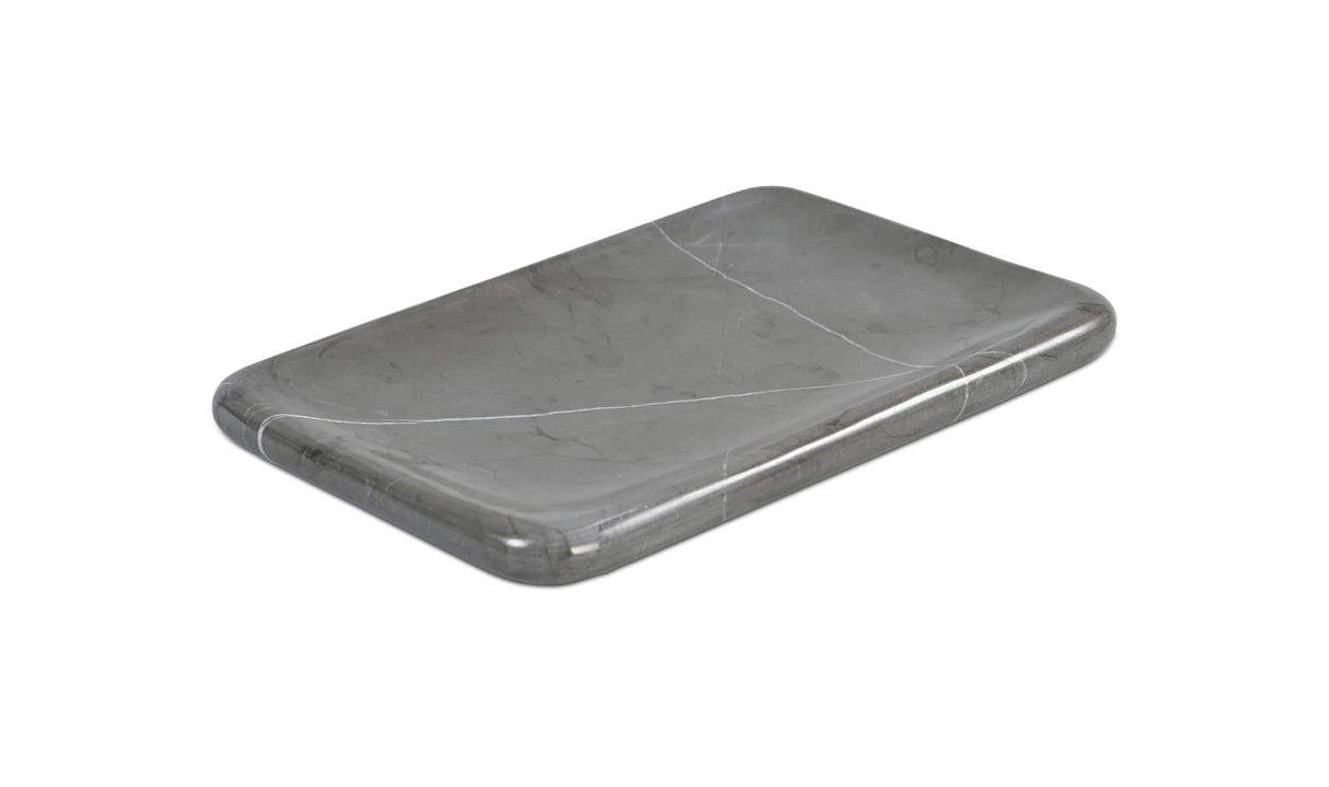 Petra Marble Catchall Grey Marble