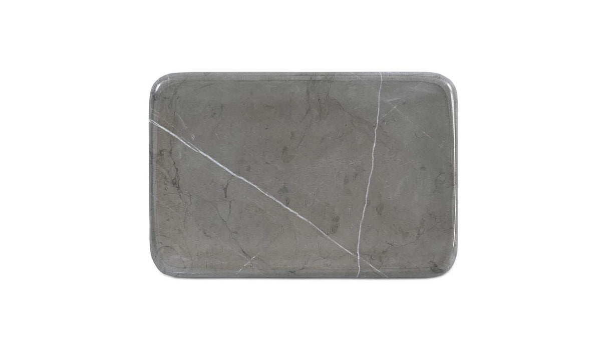 Petra Marble Catchall Grey Marble